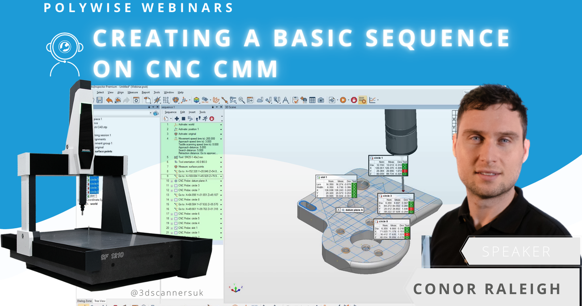 Creating a Basic Sequence on CNC CMM | 3D Scanners