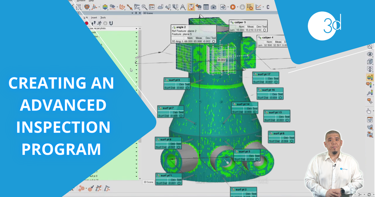 Creating an Advanced Inspection Program in PolyWorks | 3D Scanners