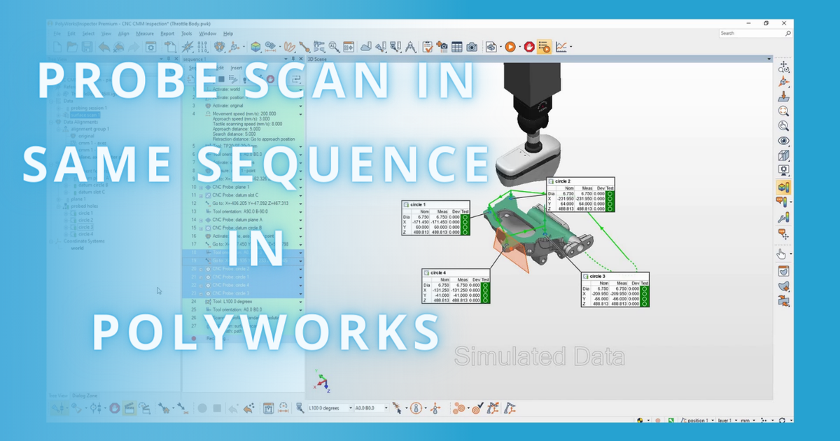 Probe Scan in Same Sequence in PolyWorks | 3D Scanners
