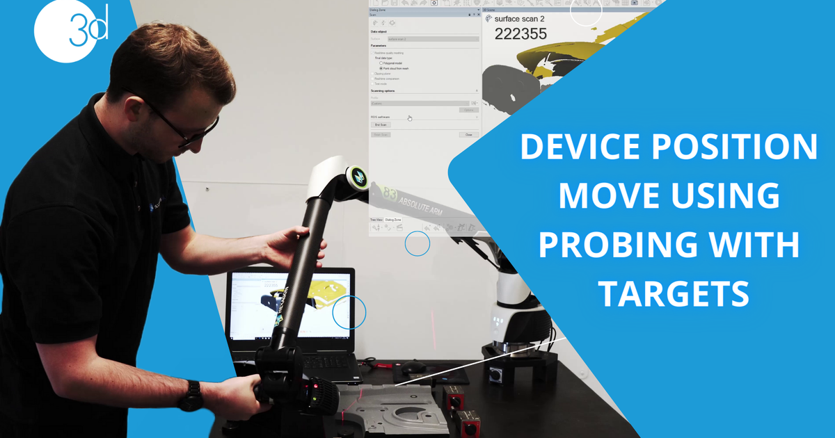 Remaker Move Device Move Device Position Using Probing With Targets in… | 3D Scanners