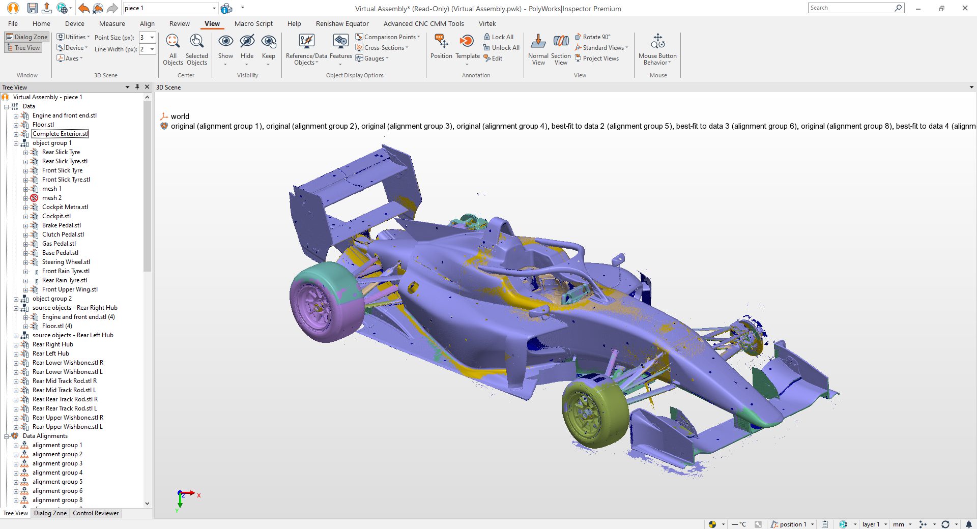 Car Scan PolyWorks